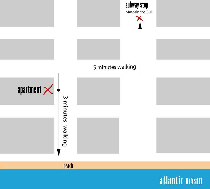Porto 3 Bedroom Beach Apartment ماتوسينهوس المظهر الخارجي الصورة